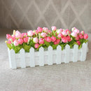 Decorative Picket Fence Flower Pot