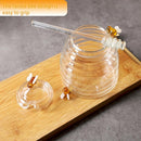 Crystal Honey Jar with Dipper