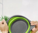 Silicone Foldable Round Strainer