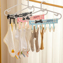Portable Velcro Clip Clothes Hanger