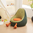 Cartoon Avocado Kid’s Lazy Sofa
