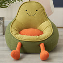 Cartoon Avocado Kid’s Lazy Sofa